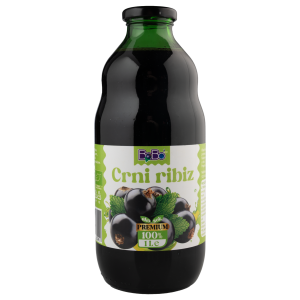 SOK CRNI RIBIZ EKO 100% 1L